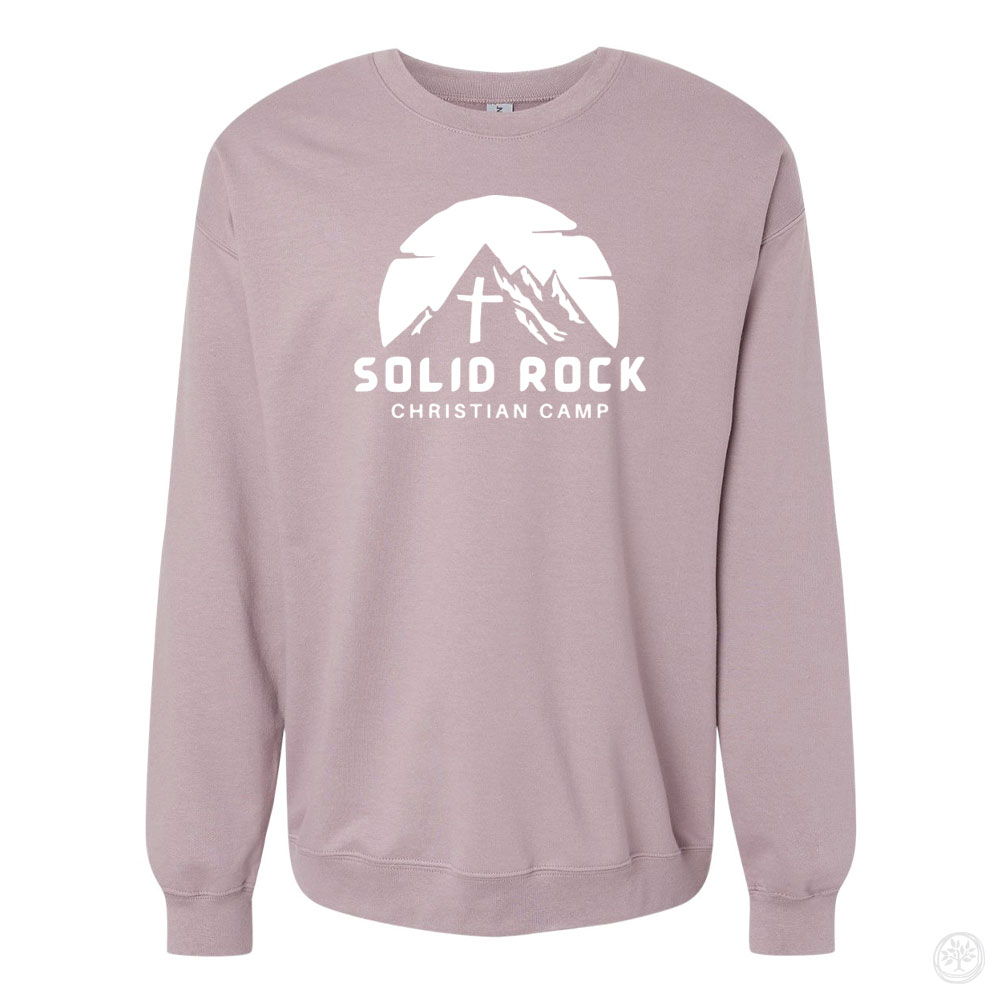 Solid Rock Logo Gildan Softstyle Crewneck